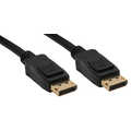 InLine DisplayPort kabel,   zwart, vergulde contacten, 5m