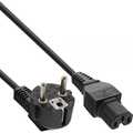 Power Cable Type  angled to C15 straight 2m black