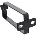 InLine® Cable bracket, metal, 44x85mm black