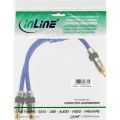 InLine Tulp Y-kabel,  PREMIUM, 1x Tulp M naar 2x Tulp jack, 25cm