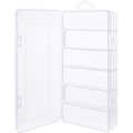 InLine® Small Components Box, 6 compartments, 206x107x33mm, transparent