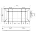 InLine® Small Components Box, 6 compartments, 206x107x33mm, transparent