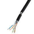 PATCH PRO FLEX CAT 7 Kabel PUR/Gummi, RAL9005, UV best., 100m