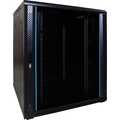 18U, 19Inch serverkast, glazen deur (BxDxH) 800x800x916mm