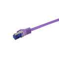 Patch cable Cat.6A S/FTP Ultraflex 3P/GHMT certified, purple  7.5m