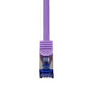 Patch cable Cat.6A S/FTP Ultraflex 3P/GHMT certified, purple  7.5m