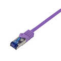 Patch cable Cat.6A S/FTP Ultraflex 3P/GHMT certified, purple  0.25m