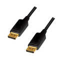 DisplayPort cable 4K 60 Hz black 1 m