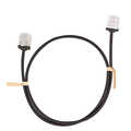 Cat.6A Slim High-Flex Patch Cable black  0,30m