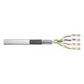 CAT 5e SF-UTP patch cable, raw 305 m, paper box, AWG 26/7, PVC, simplex, grey