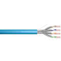 CAT 6A U-FTP installation cable, 500 MHz Eca (EN 50575), AWG 23/1, 305 m drum, sx, blue