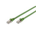 DIGITUS CAT 6A S/FTP Patchkabel, PUR (TPU) 10M Groen