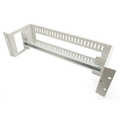 DIN rail holder, 3U, 135x480x150 mm incl. din rail (35x390 mm), grey (RAL 7035)