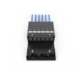 Consolidation Point Box, 6 ports Keystone modules with smart cable manager