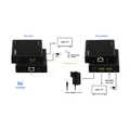 HDMI extender/splitter set over IP, 70 m, 1x2-Port,4K/60 Hz,HDR,IR,POC