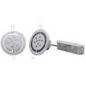 Downlighter 24 Watt 230V AC 9x 2,66 Watt in 80gr. Witlicht