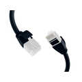 RJ45 Patch Cord Cat.6A U/UTP TPE 3,6mm ultraflex black 0.5m