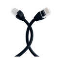 RJ45 Patch Cord Cat.6A U/UTP TPE 3,6mm ultraflex black 0.5m