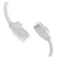 RJ45 Patch Cord Cat.6A U/UTP TPE 3,6mm ultraflex white 2m