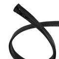 Cable sleeve with zipper, Polyester, Ø 30 mm, black, 5 m