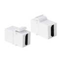 HDMI keystone coupler, A/F to HDMI-A/F, Wit