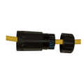 Outdoor Cat.6A bulkhead coupler 2 x RJ45, IP68, long type