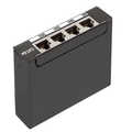 Cat.6A mini distributor,  4 ports, shielded