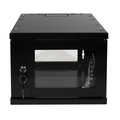 Network cabinet 10 inch, 4U, assembled, 300mm deep, black