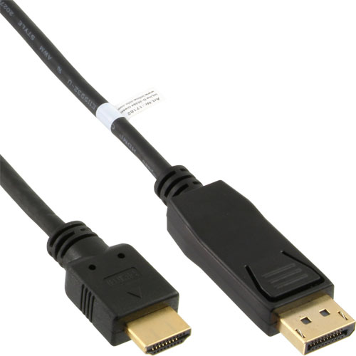 Naar omschrijving van AK3988 - ACT Verloopkabel DisplayPort male naar HDMI-A male 1,00 m