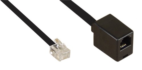 Naar omschrijving van 18833 - InLine Modulaire kabel,  RJ12 (6P6C) M/V, 3m