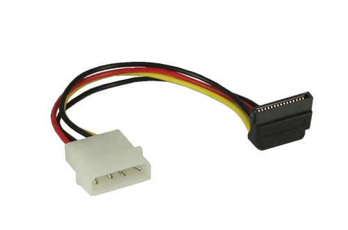 Naar omschrijving van 29670W - InLine SATA voedingsadapterkabel,  5.25Inch (13.34cm) naar 15-pins SATA, 15cm