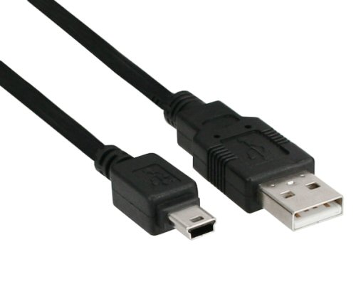 Naar omschrijving van 33107 - InLine USB mini kabel,  A Male naar mini B Male (5-pins), 2m