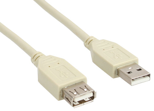 Naar omschrijving van K5248-5 - USB2.0 A-A verlengkabel, 5m grijs