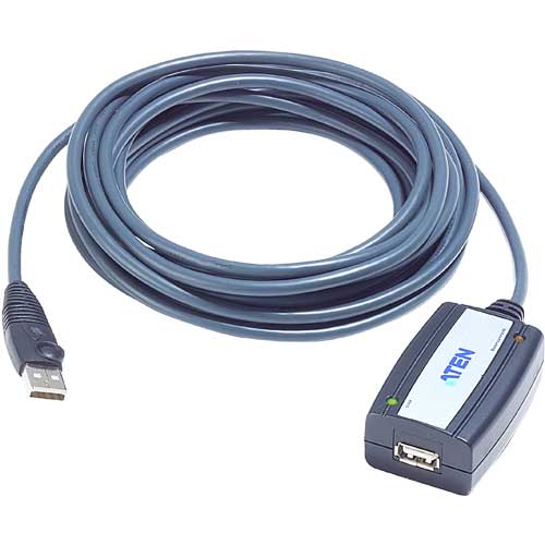 Naar omschrijving van 34605C - USB 2.0 active extension cable, ATEN UE250, USB A M/F, 5m