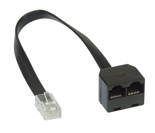 Naar omschrijving van 69933 - InLine ISDN verdeeldoos,  1x RJ45 M naar 2x RJ45 V, met kabel, geen eindweerstanden