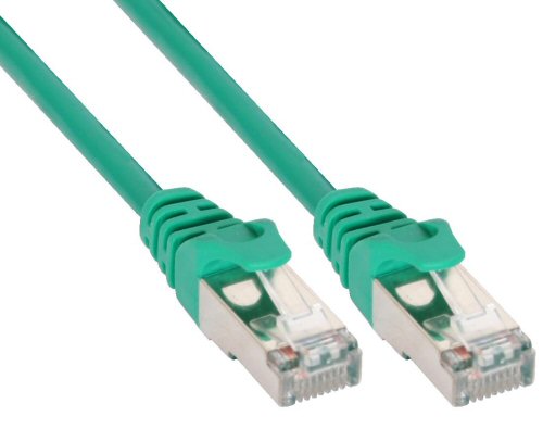 Naar omschrijving van 71550G - InLine Patchkabel, FTP, Cat.5e, groen, 0.5m,