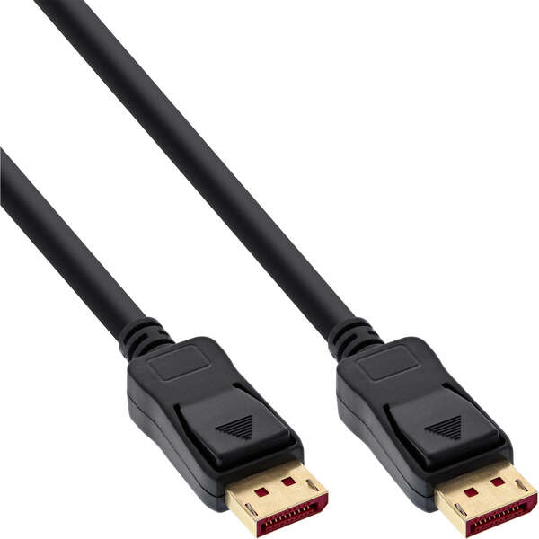 Naar omschrijving van 15322 - DisplayPort 1.4 cable, black, gold-plated contacts, 2.5m