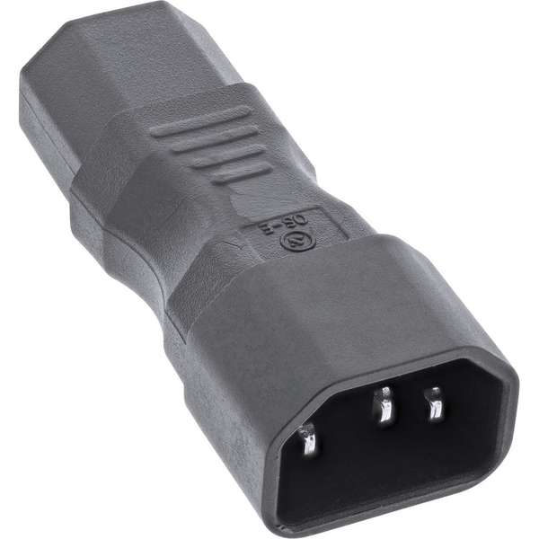 Naar omschrijving van 16723A - InLine Verloop adapter IEC 60320 C14 naar C13