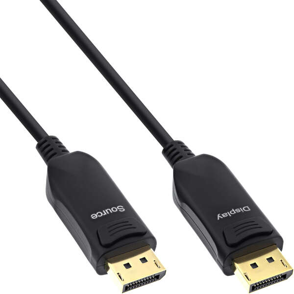 Naar omschrijving van 17220I - InLine® DisplayPort 1.4 AOC Cable, 8K4K, black, 20m