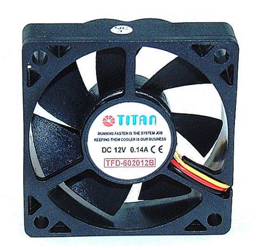 Naar omschrijving van 33326 - Fan, Titan, 60x60x20mm, TFD-6020M12B