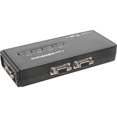 Naar omschrijving van 60614H - InLine KVM schakelaar,  4-voudig, USB