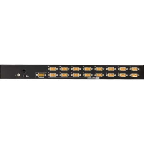 Naar omschrijving van 60629Q - KVM Switch, 16-fach, ATEN CS1316, PS/2, USB, 48,26cm (19Inch) 1HE