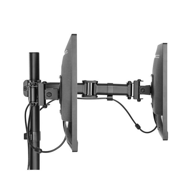 Naar omschrijving van 23104C - InLine Desktop Bracket for 2x TFT/LCD/LED up to 68cm 27