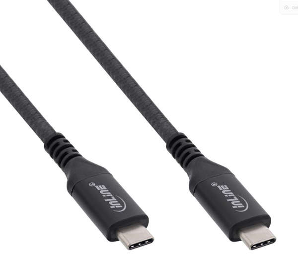 Naar omschrijving van 35906A - USB4 Kabel, USB Typ-C Stecker/Stecker, 8K60Hz, schwarz, 0,5m