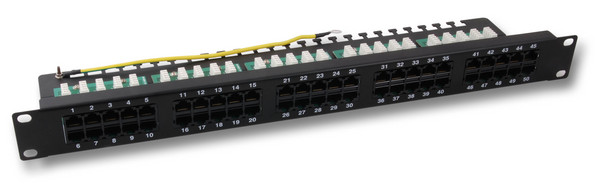 Naar omschrijving van 37595SW-2 - Telefonie Patchpanel 50-port 1HE 19inch, zwart