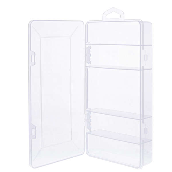 Naar omschrijving van 43009J - InLine® Small Components Box, 5 compartments, 206x107x33mm, transparent