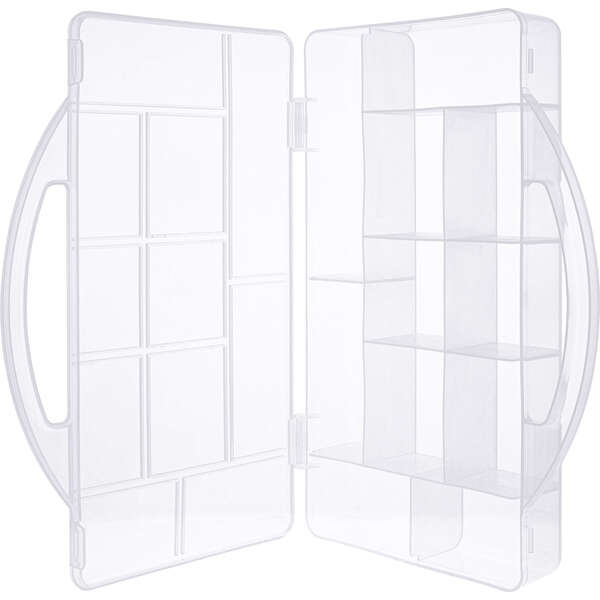 Naar omschrijving van 43009N - InLine® Small Components Box ,11 compartments, 271x186x40mm, transparent