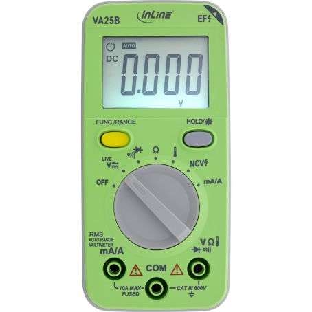 Naar omschrijving van 43117A - Multimeter with Auto-Range, pocket size