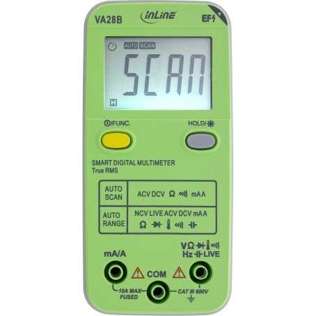 Naar omschrijving van 43117B - Multimeter with Auto-Range and Autoscan, pocket size