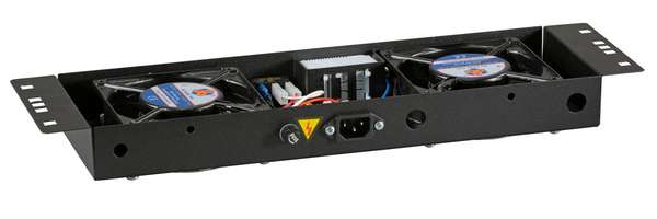 Naar omschrijving van 691656TS - Fan Unit, 2 Fans incl. Therm., RAL9005 Plug&Play, for Wall Housing Basic+IP55